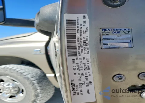 2009 Dodge Ram 2500 из США, поврежденный, VIN 3D7KR28L59G518970